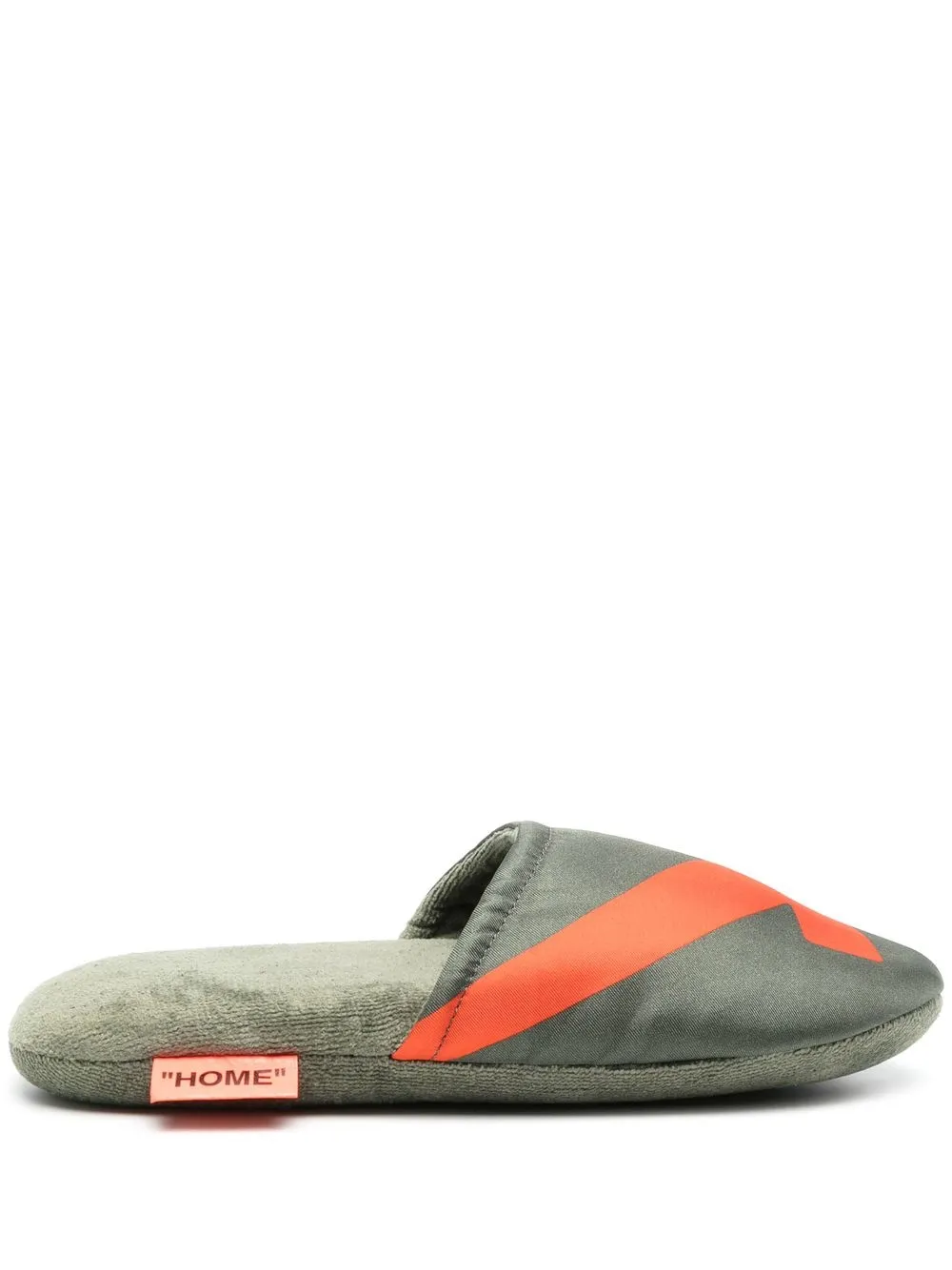 

Off-White Arrows-motif slippers - Green