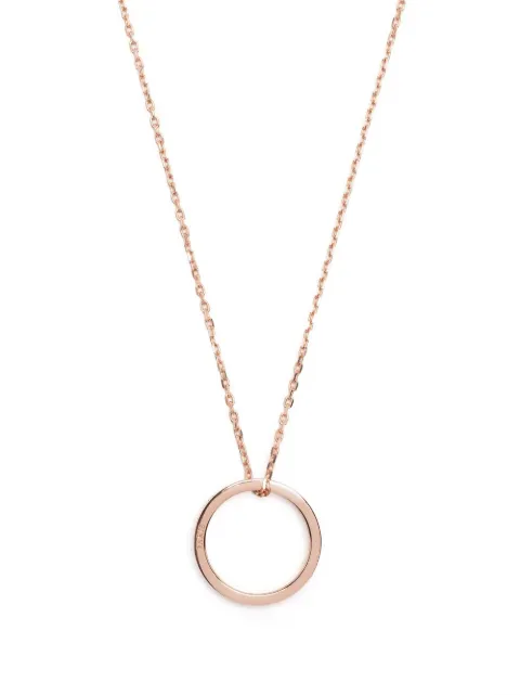Maison Margiela logo-engraved pendant necklace