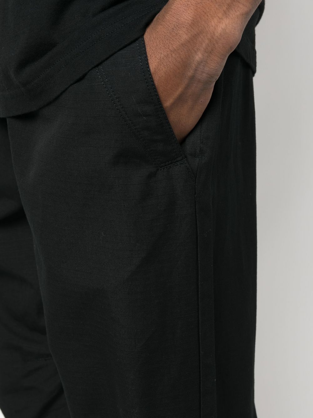 Shop Maharishi 4204 Asym Track Pants In Black