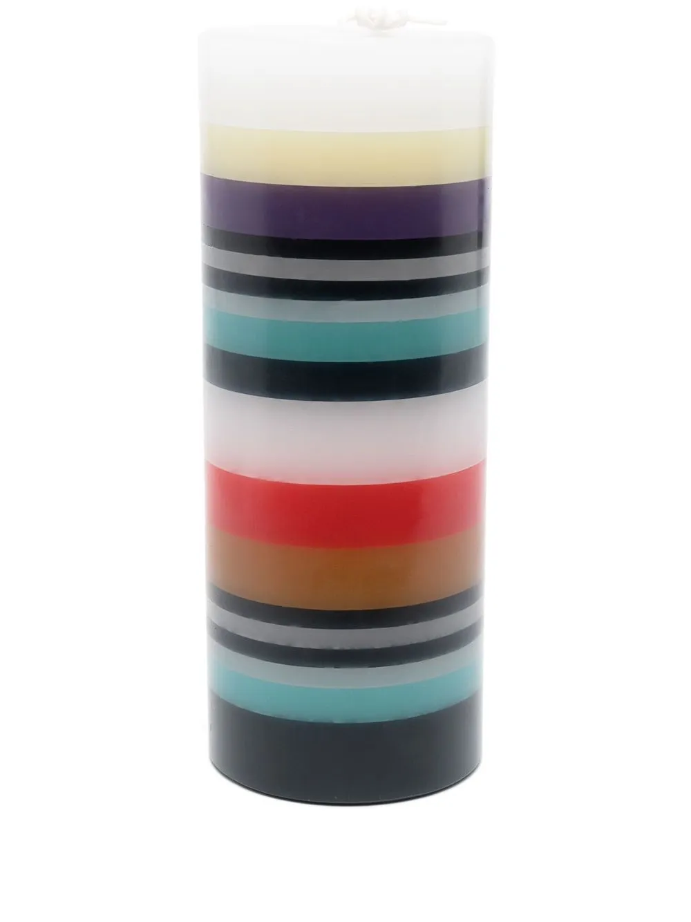 

Missoni striped single-wick candle - Red