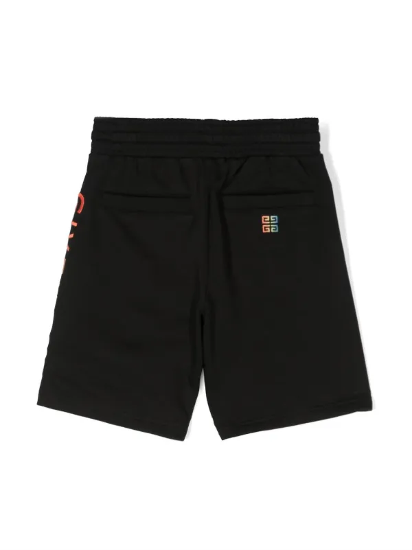 Givenchy Kids gradient-effect logo-embroidered Shorts