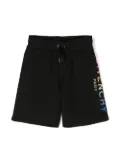 Givenchy Kids gradient-effect logo-embroidered shorts - Black