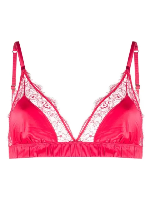 Love Stories sheer floral detailed lace bralette