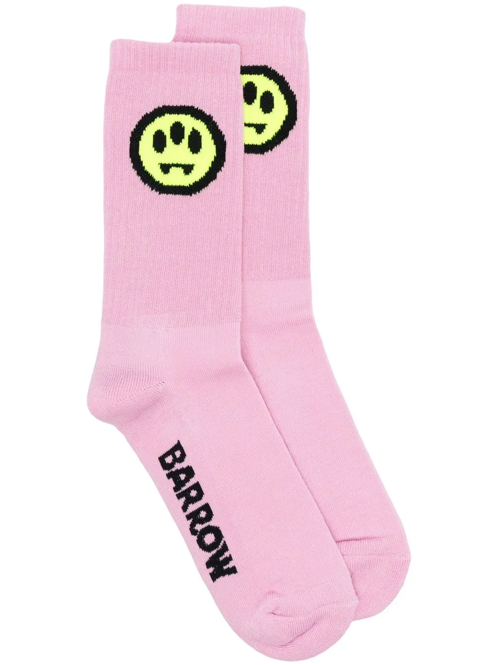 

BARROW logo-print mid-calf socks - Pink