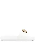 Versace Palazzo Medusa-plaque slides - White