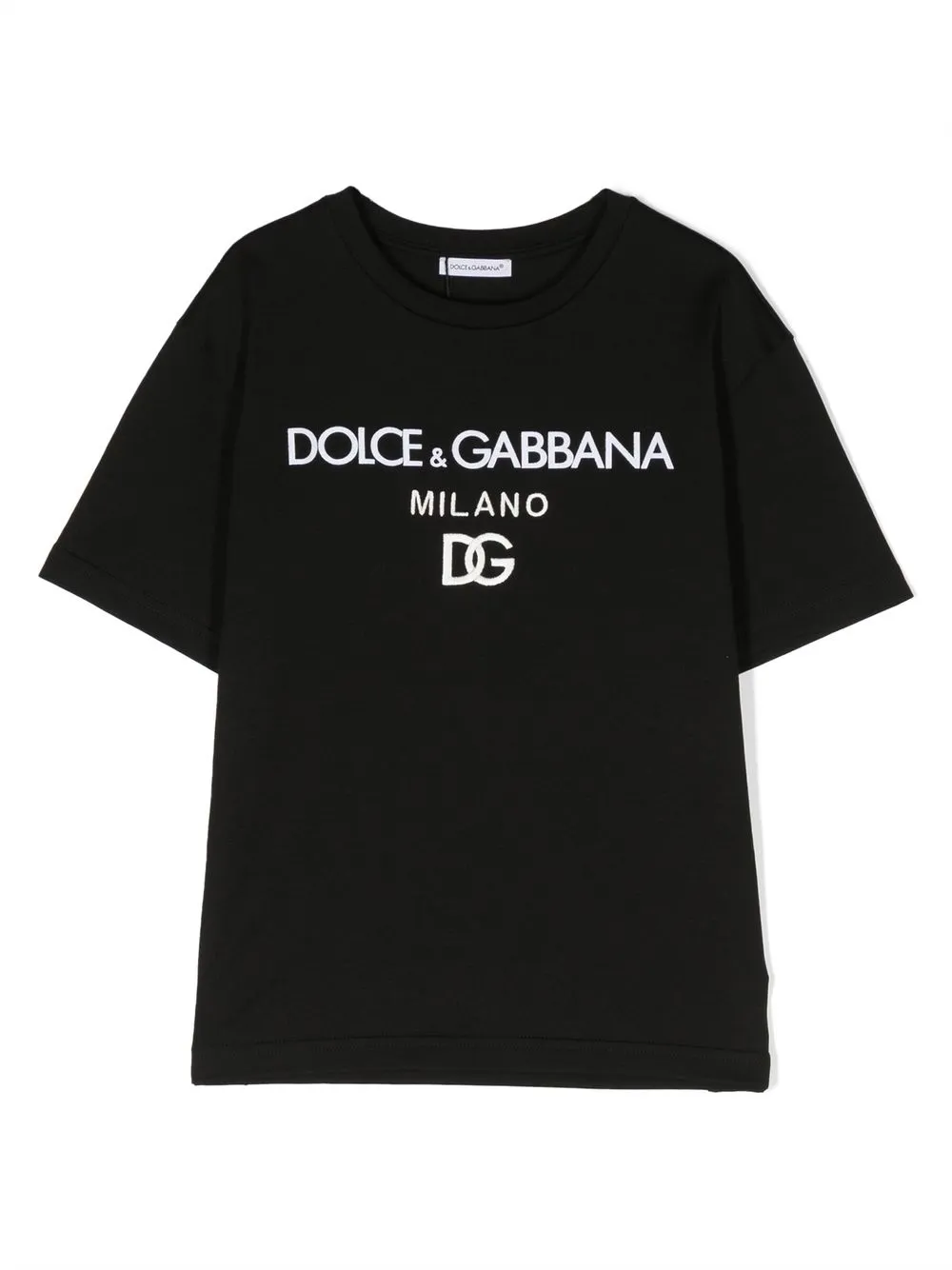 

Dolce & Gabbana Kids playera estampada - Negro