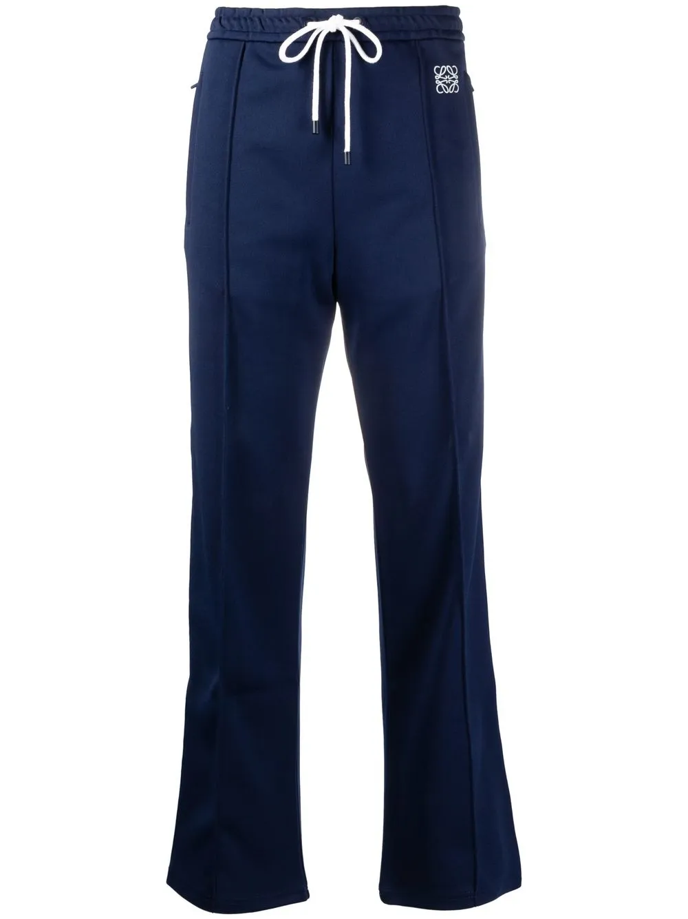 

LOEWE embroidered-logo drawstring track pants - Blue
