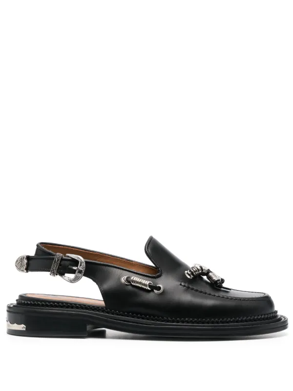 Toga Virilis Metal bead-detail Buckle Fastening Loafers - Farfetch