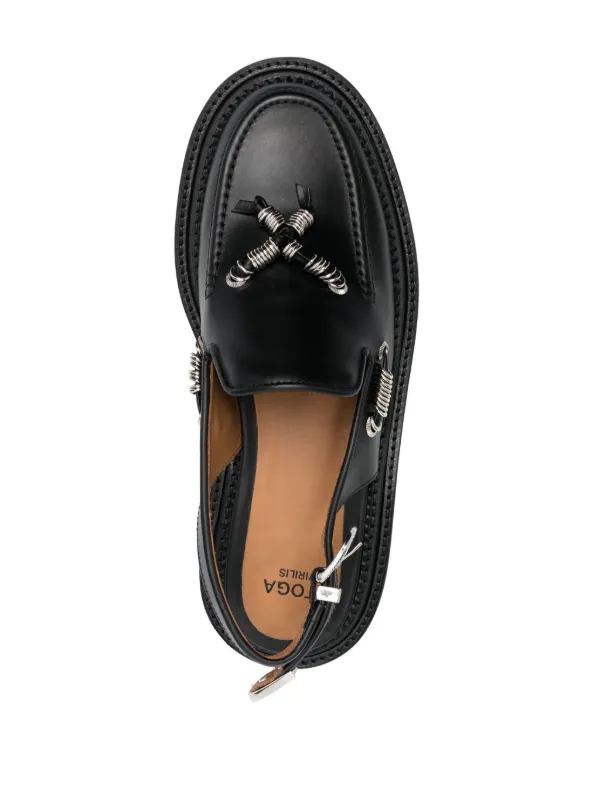 Toga Virilis Metal bead-detail Buckle Fastening Loafers - Farfetch