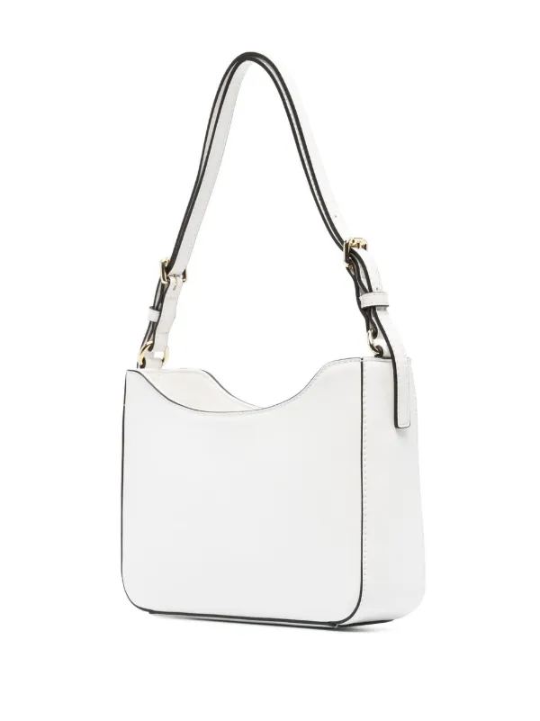 Versace Jeans Couture Barocco Print Shoulder Bag | White