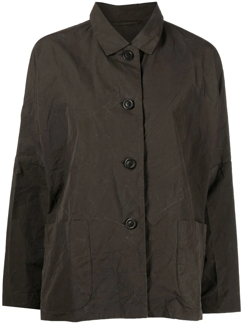 

Casey Casey Rer crinkled jacket - Brown