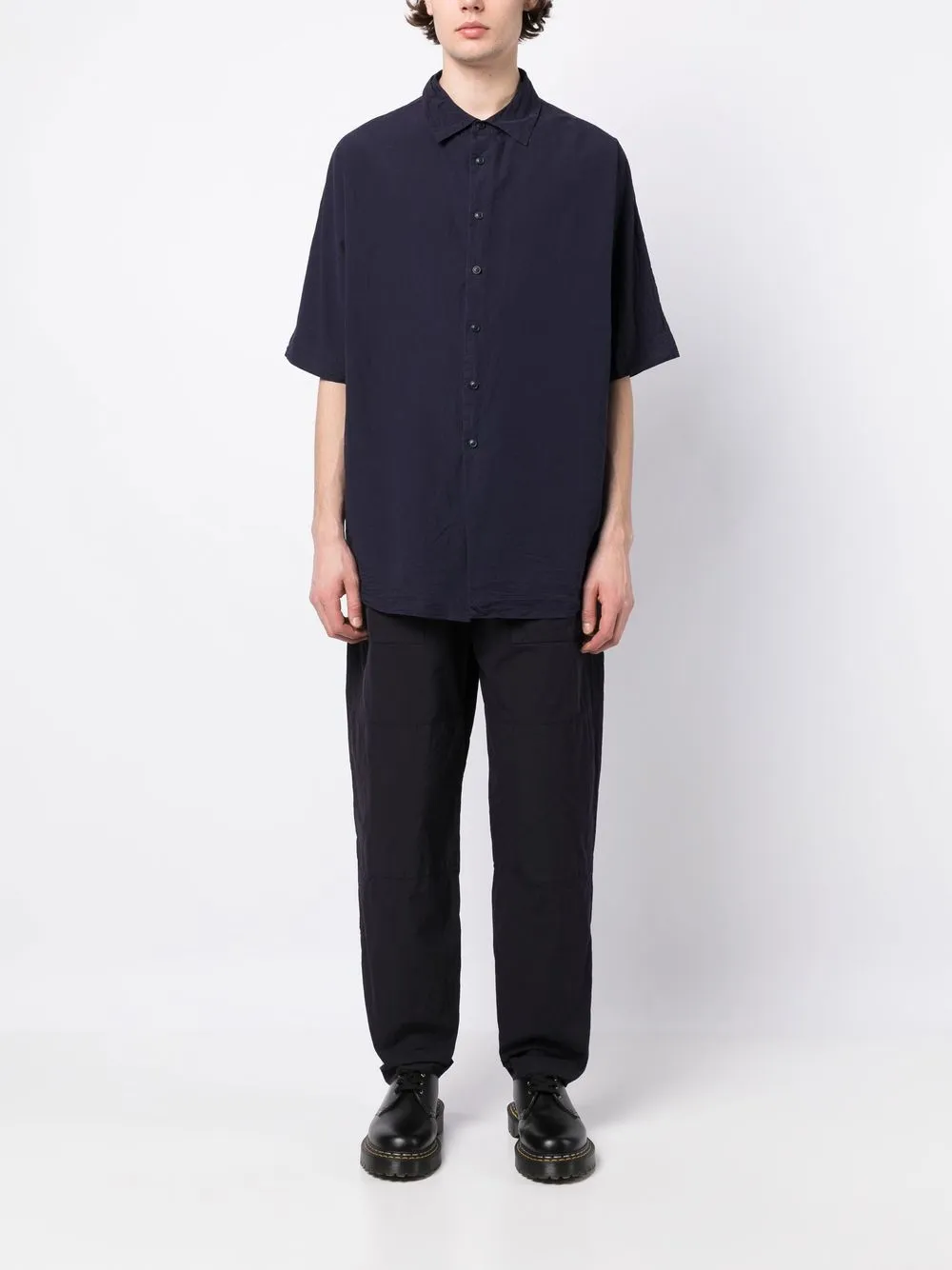 Casey Casey Gekreukte broek - Blauw