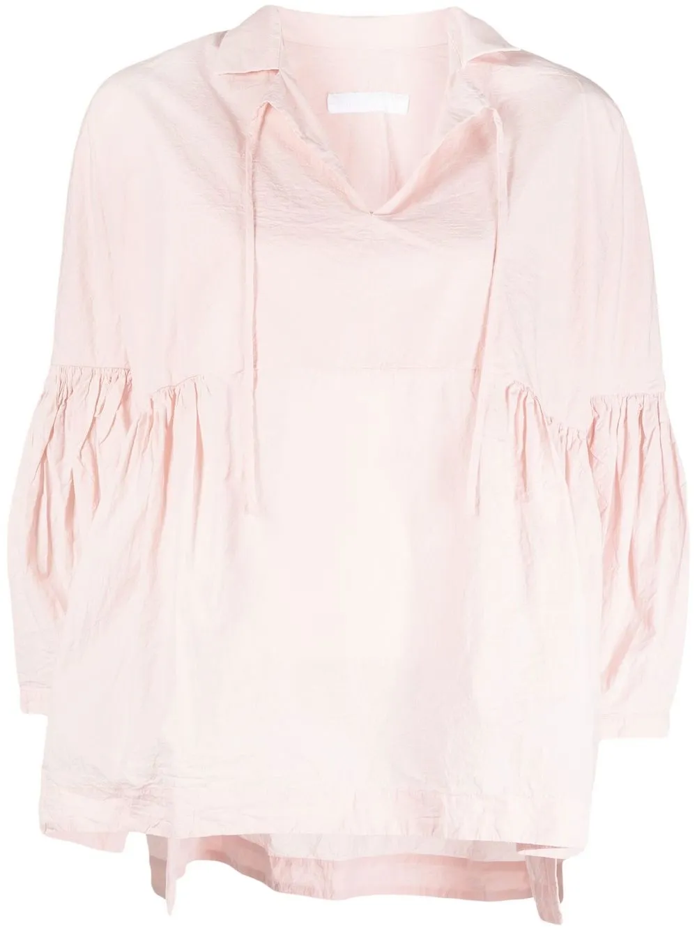

Casey Casey Camelia gathered-detail blouse - Pink