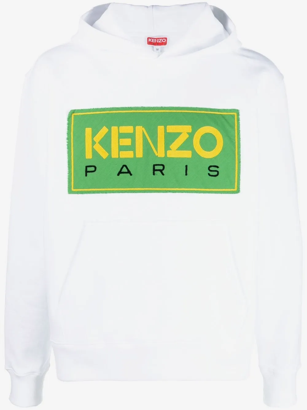 Kenzo  logo-patch hoodie | White | Image 1