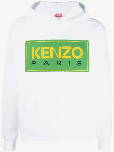 Kenzo  logo-patch hoodie