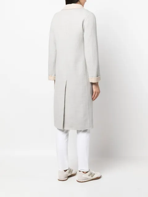 Eleventy two-tone single-breasted wool coat F85CAPD02TES0F014 - 3