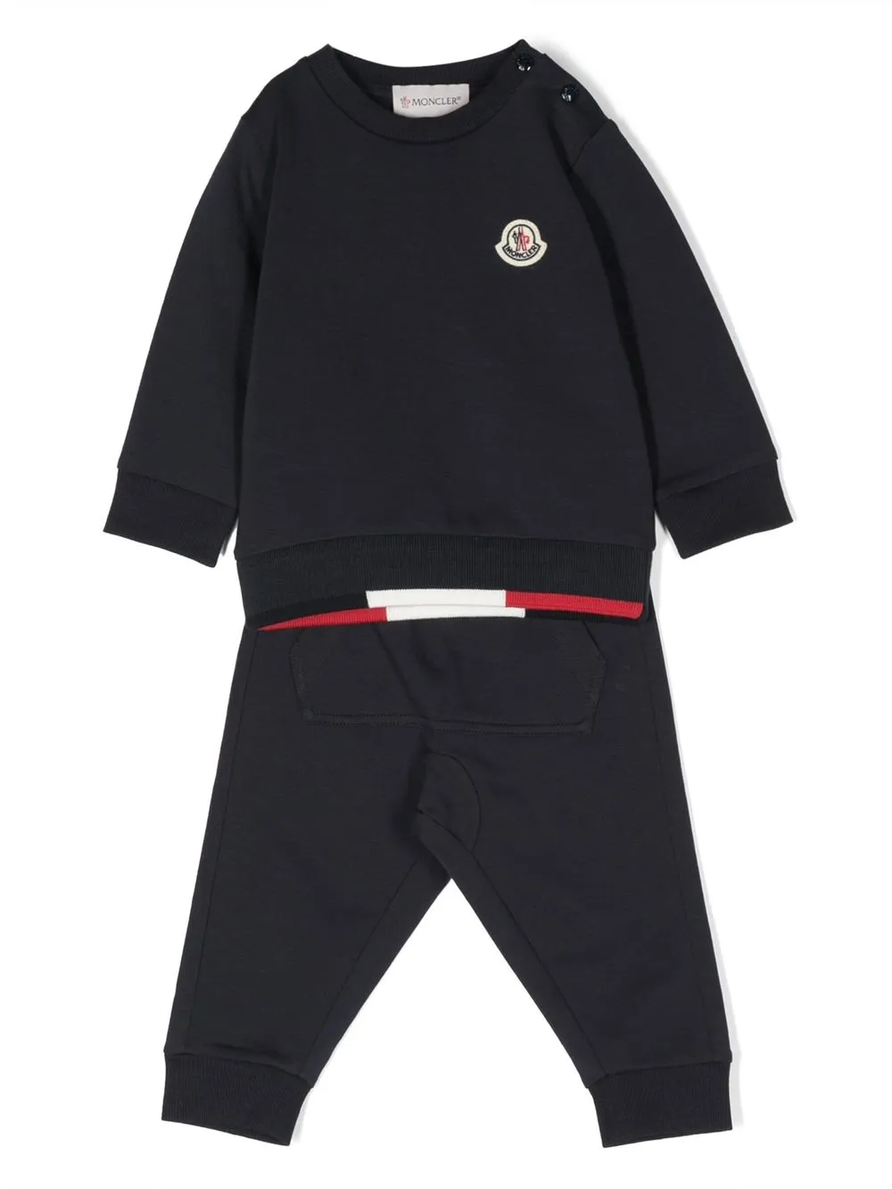 

Moncler Enfant logo-patch tracksuit set - Blue
