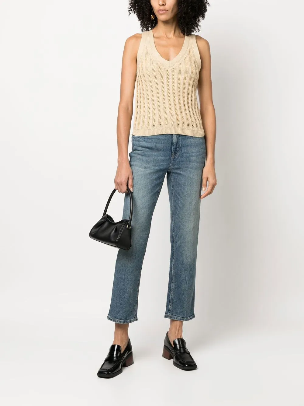Lauren Ralph Lauren Mouwloze top - Beige