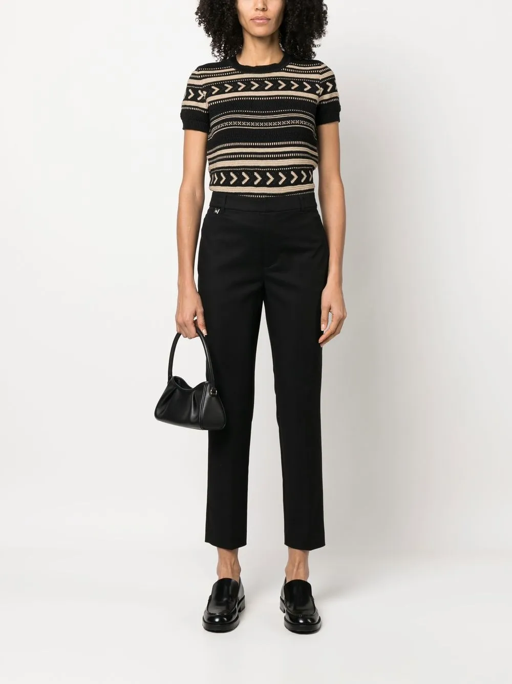 Lauren Ralph Lauren Pullover met korte mouwen - Zwart