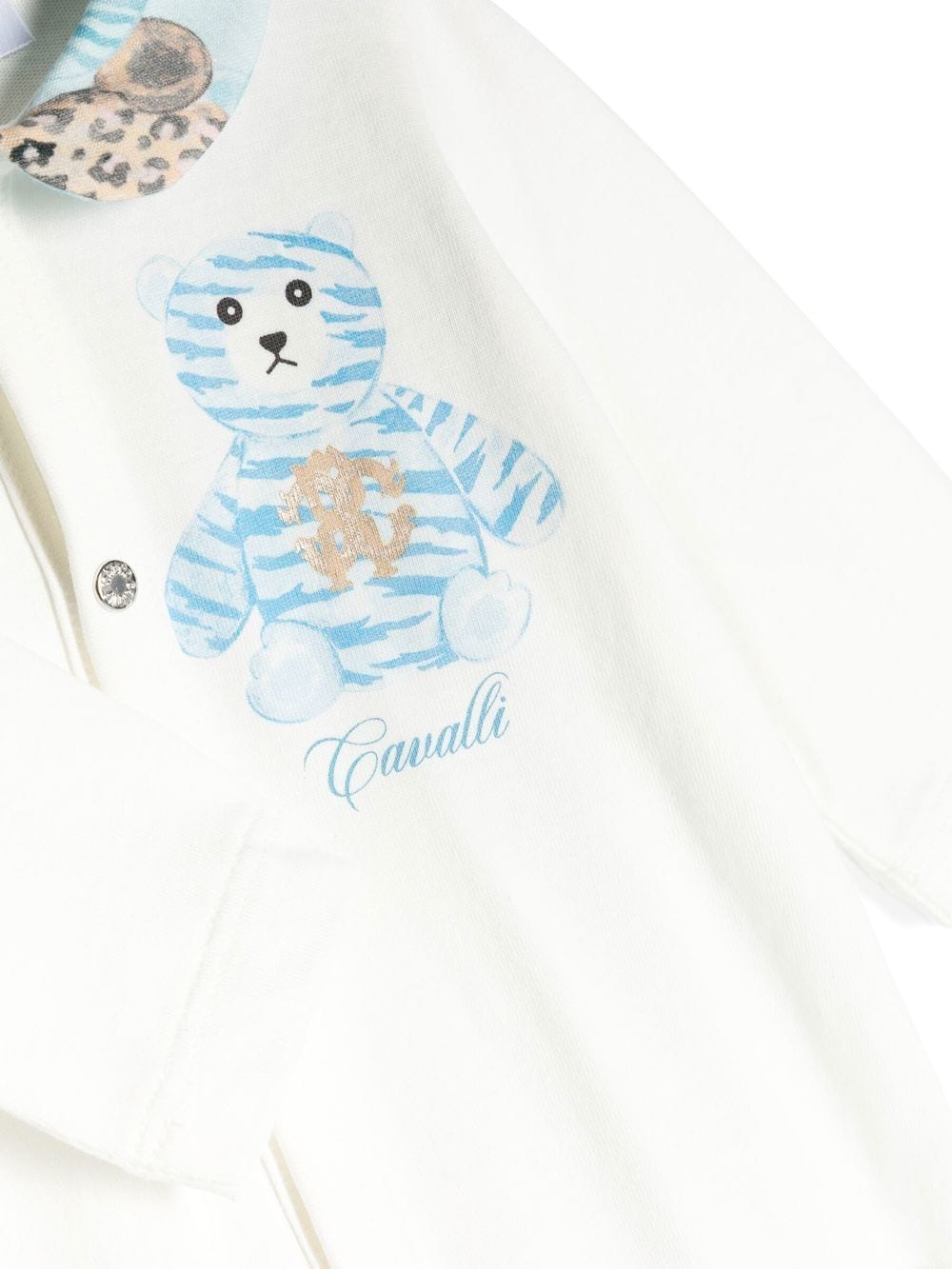 Roberto Cavalli Junior "Romper, muts en slabbetje" - Wit