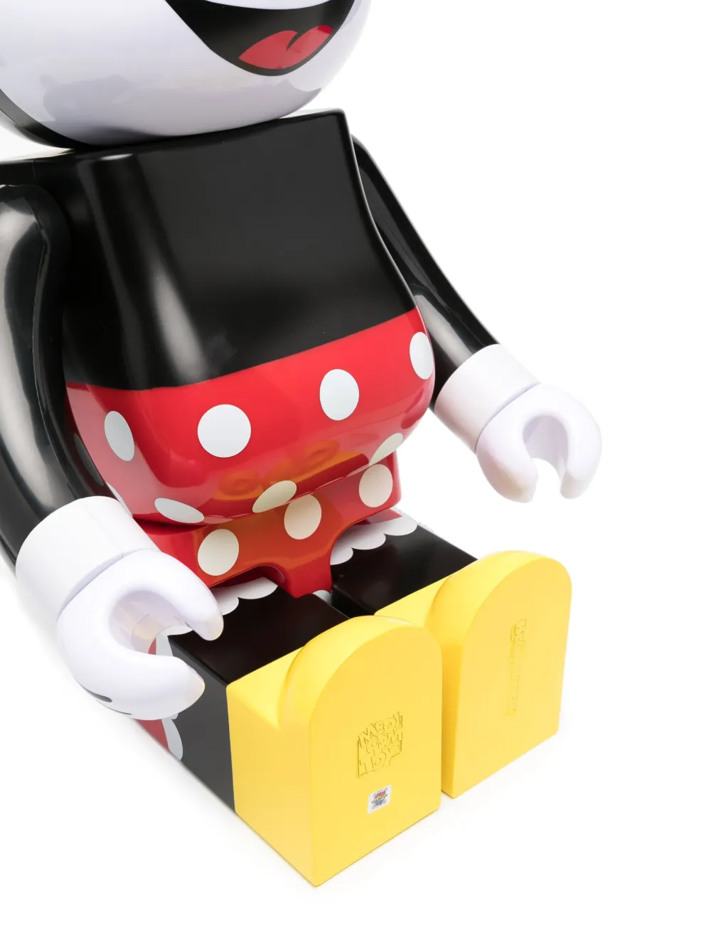 Shop Medicom Toy X Disney Minnie Mouse Be@rbrick 1000% Figure In Black