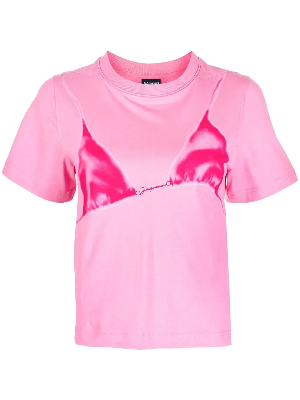JACQUEMUS BIKINI-PRINT COTTON T-SHIRT