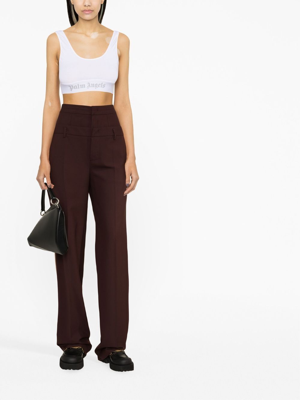 Palm Angels Cropped top - Wit