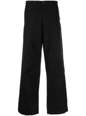 Black Comme Des Garçons Patchwork straight-leg Trousers | Black