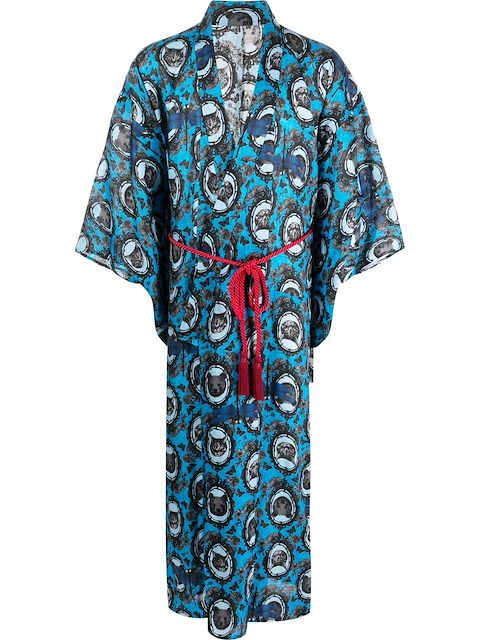 Medicom Toy graphic-print belted gown