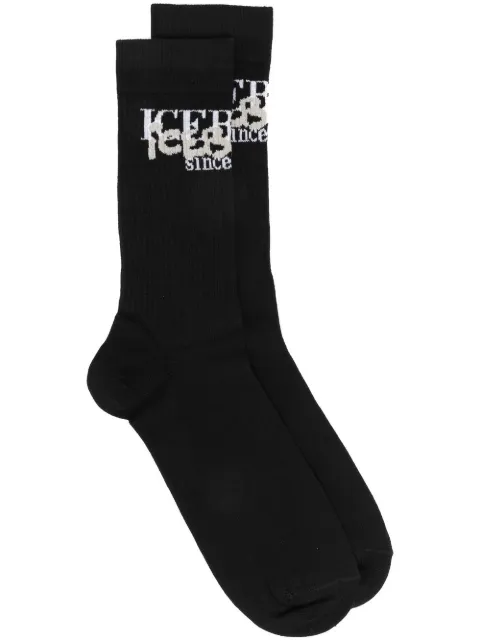 Iceberg logo-print socks 