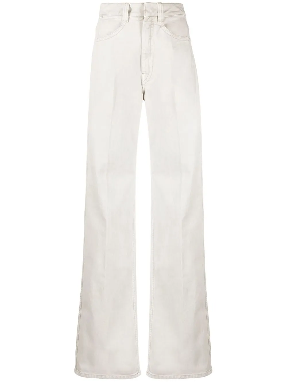 

Lemaire high-waist wide-leg jeans - Grey