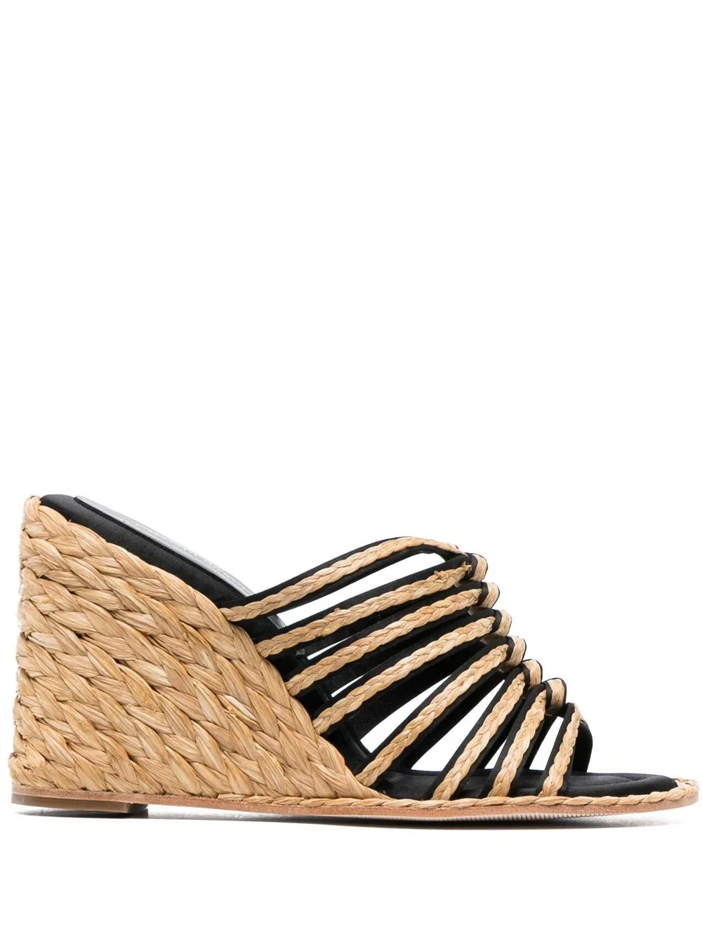 

Paloma Barceló 100mm open-toe leather mules - Black