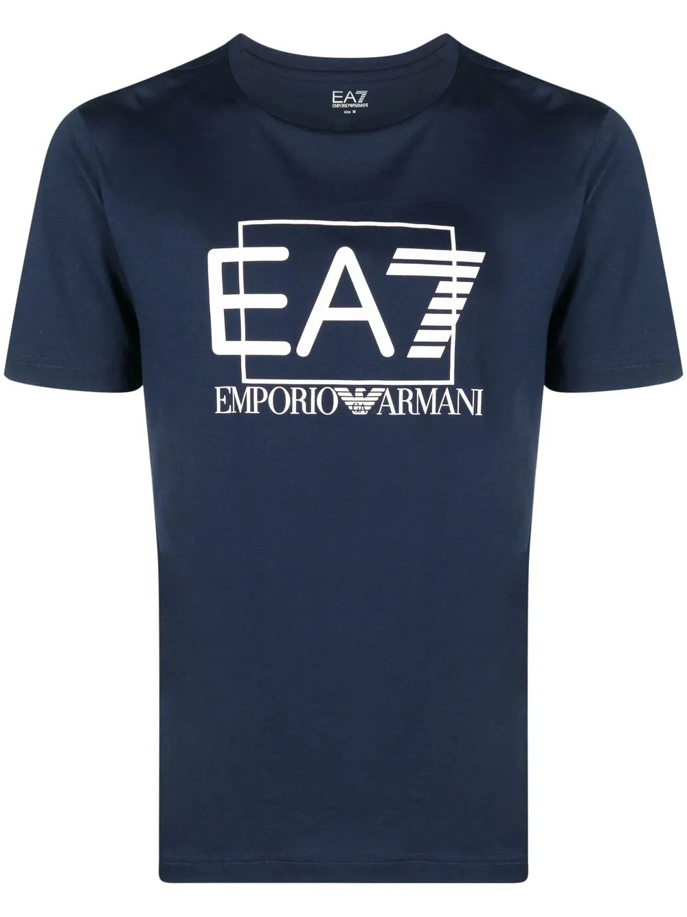 

Ea7 Emporio Armani logo-print short-sleeve T-shirt - Blue