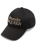 Alexander McQueen embroidered-logo baseball cap - Black