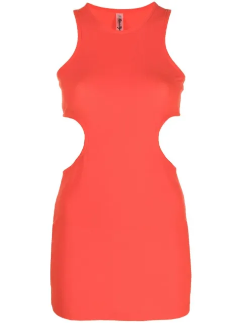 Reina Olga vestido corto con aberturas