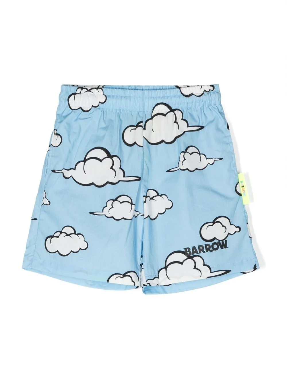 

Barrow kids cloud-print track shorts - Blue