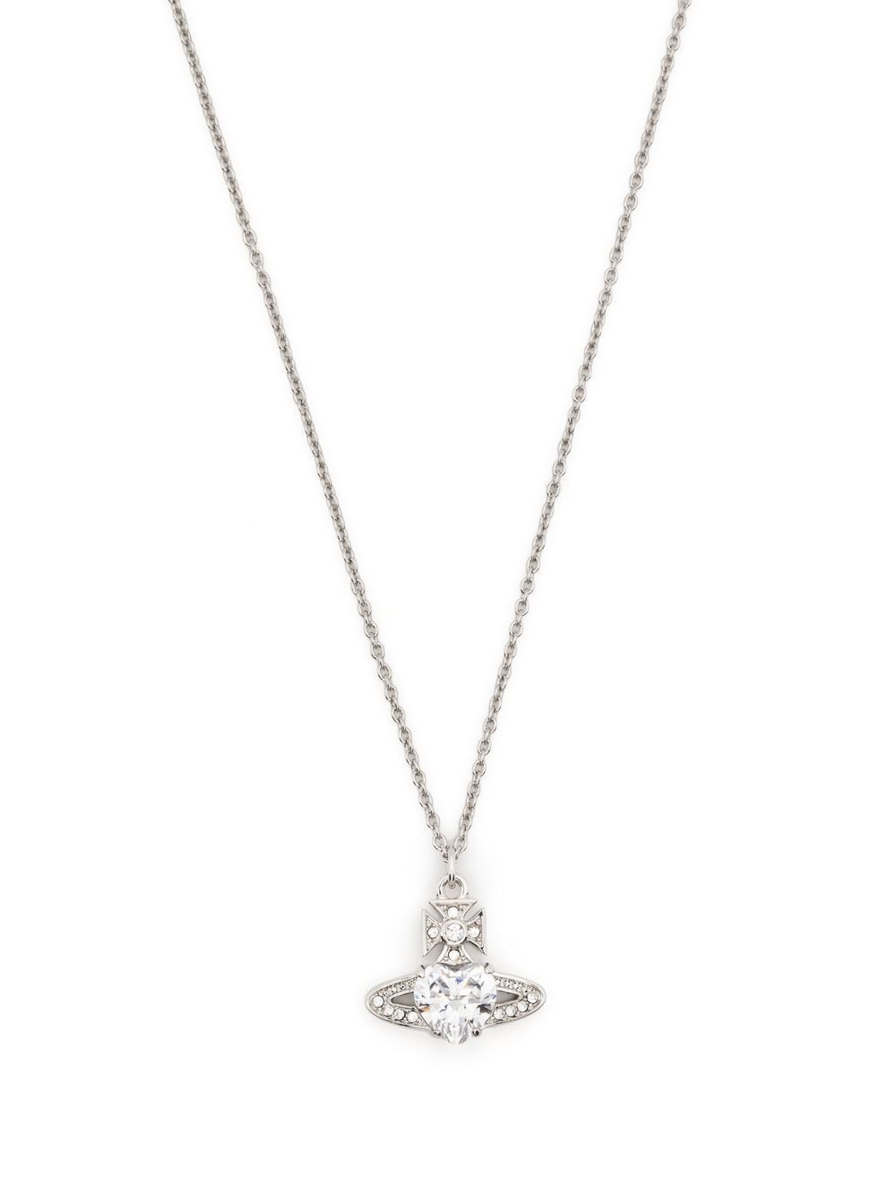 Vivienne Westwood Ariella Orb-charm Necklace In Silver
