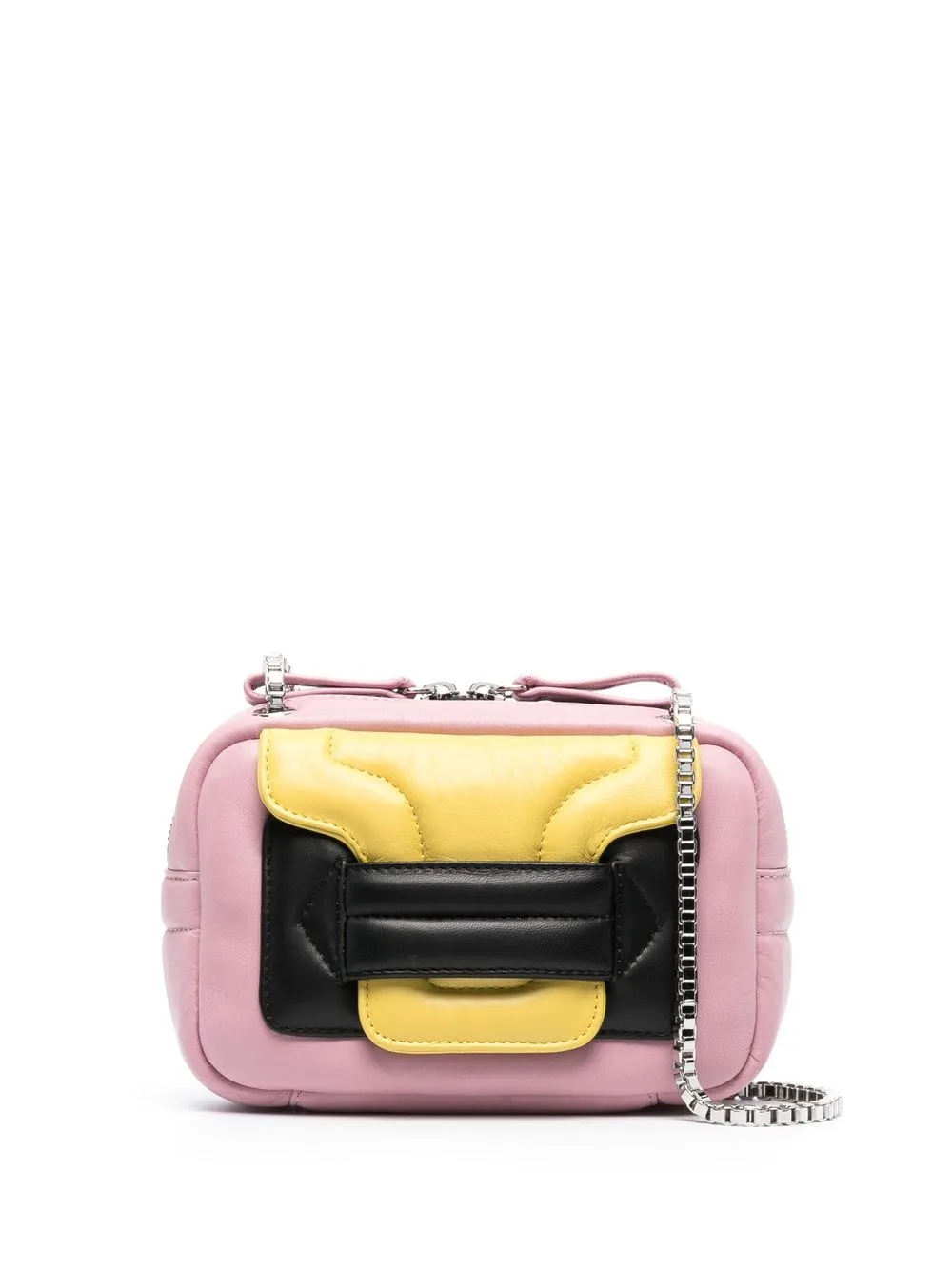 

Pierre Hardy Alpha Pad colour-block bag - Pink