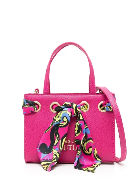 Versace Jeans Couture scarf-detail mini tote bag