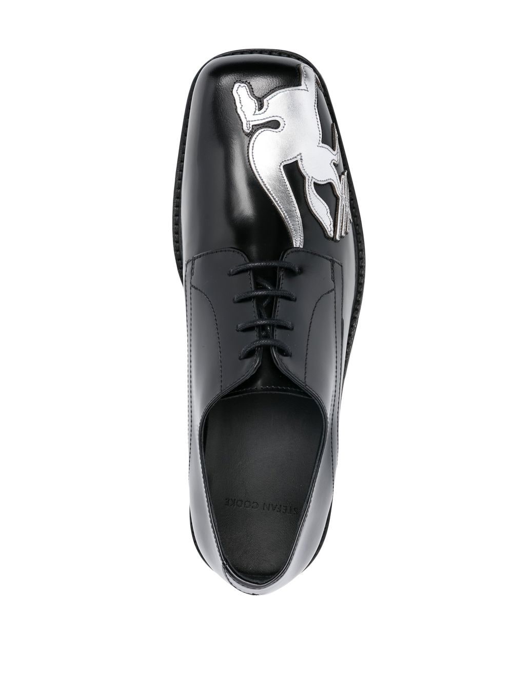 Pegasus laser-cut derby shoes