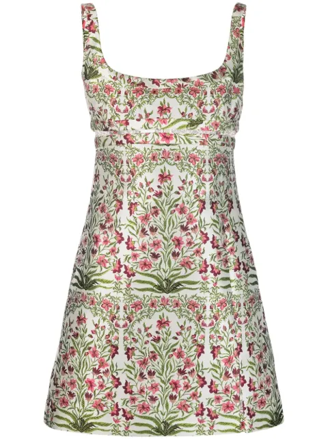 Giambattista Valli Plein Air jacquard minidress