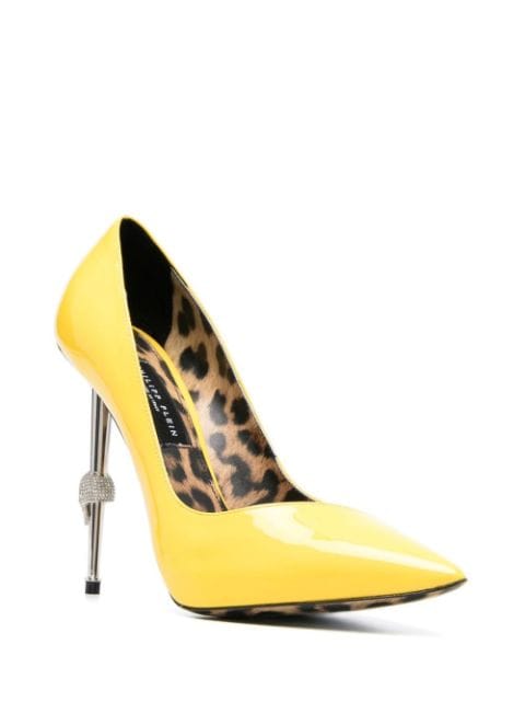 Decollete 120mm patent pumps