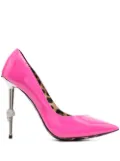 Philipp Plein Decollete 120mm patent pumps - Pink
