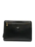 Céline Pre-Owned 1990s logo patch clutch - Black