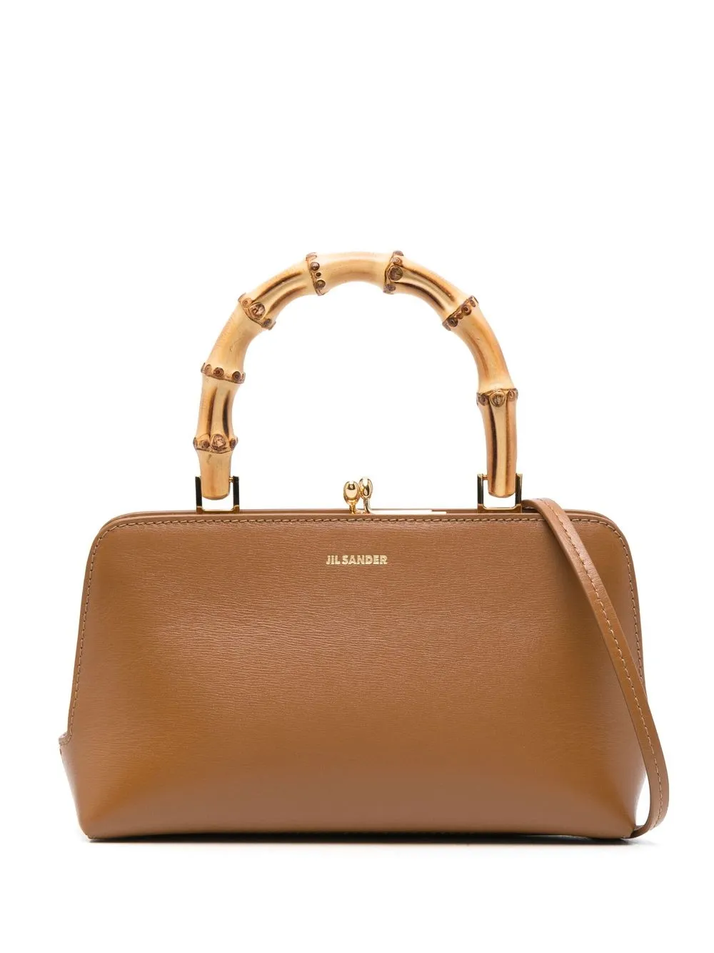 

Jil Sander Goji mini bamboo bag - Brown