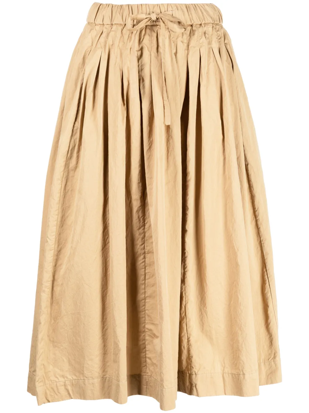 Casey Casey Uni Inu Cotton Full Skirt In Brown | ModeSens