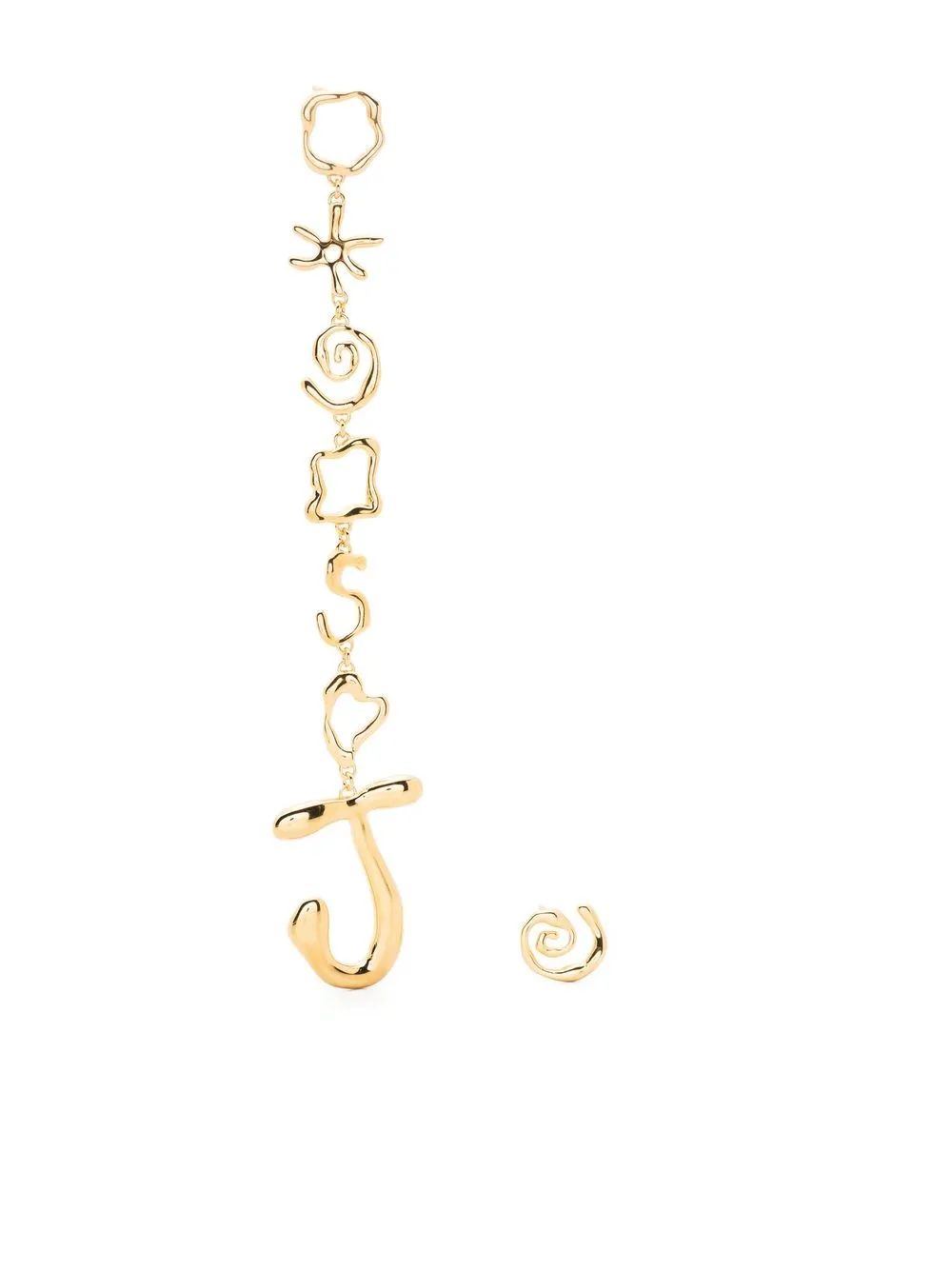 

Jacquemus Les boucles Sol earrings - Gold