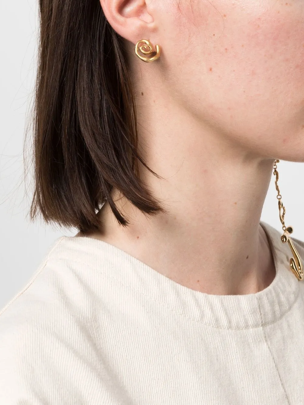 Jacquemus Les Boucles Sol ピアス - Farfetch