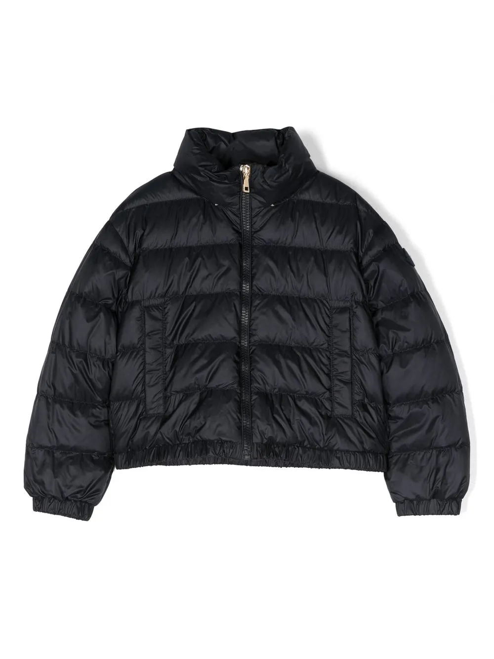 

Moncler Enfant logo-print padded jacket - Blue