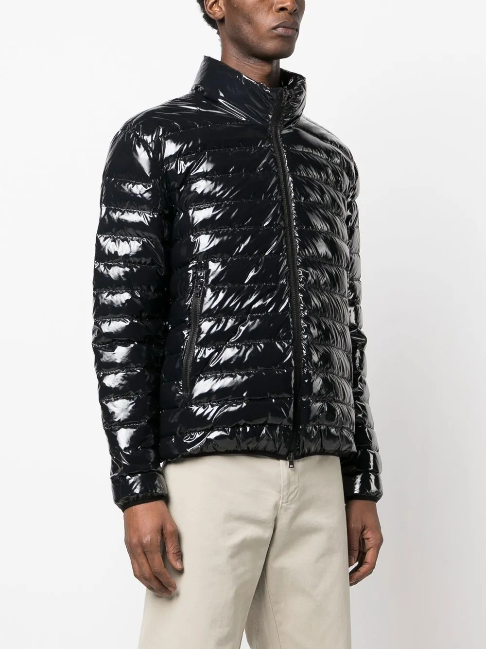 Herno Padded Goose Down Jacket In Black